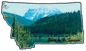 Views at montana mountain lake
