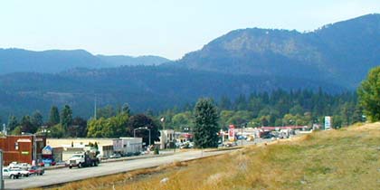 Thompson Falls Montana town photo